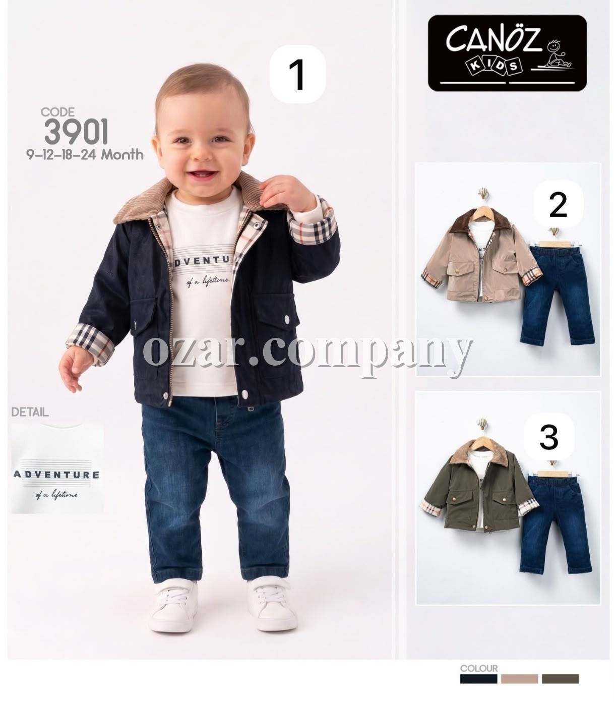 Костюм Тройка Для Мальчика Canoz Kids (9-12-18-24мес.)