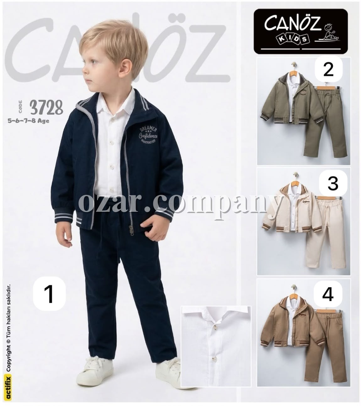 Костюм Тройка Для Мальчика Canoz Kids (5-6-7-8лет) 