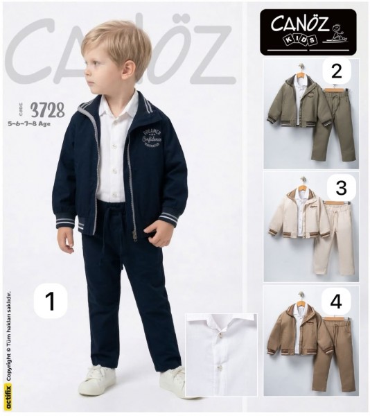 Костюм Тройка Для Мальчика Canoz Kids (5-6-7-8лет) 