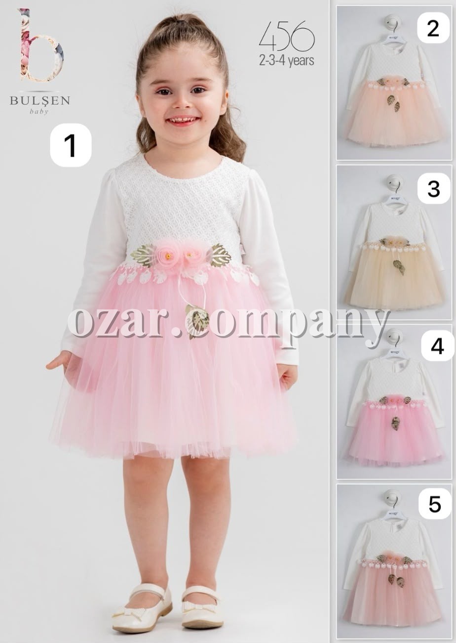 Нарядное Платье Для Девочки Bulsen (2-3-4лет) 