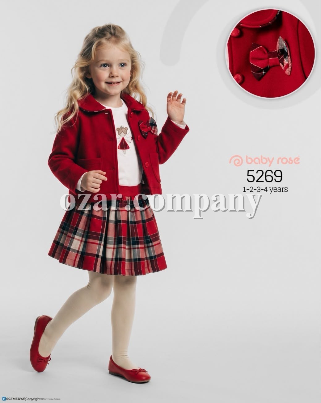 Костюм Тройка Для Девочки Baby Rose (1-2-3-4лет) 