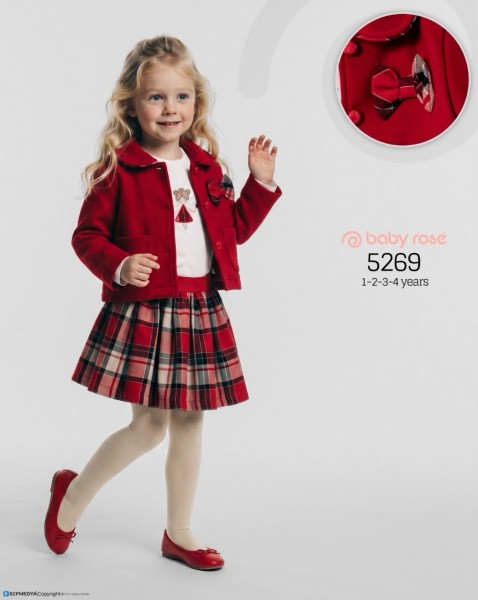 Костюм Тройка Для Девочки Baby Rose (1-2-3-4лет) 
