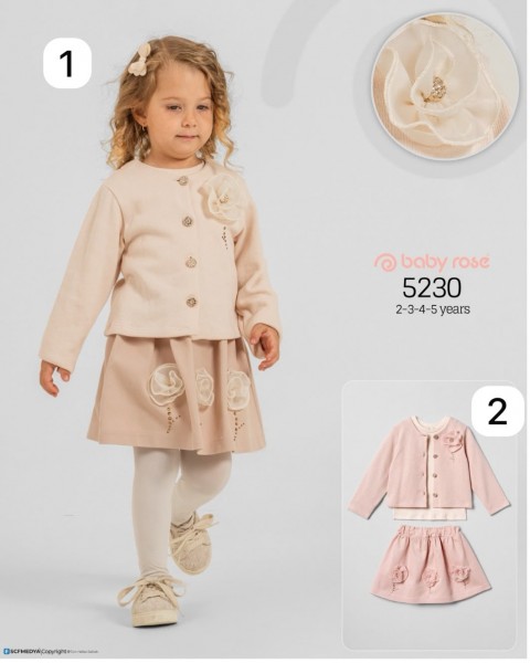 Костюм Тройка Для Девочки Baby Rose (2-3-4-5лет)