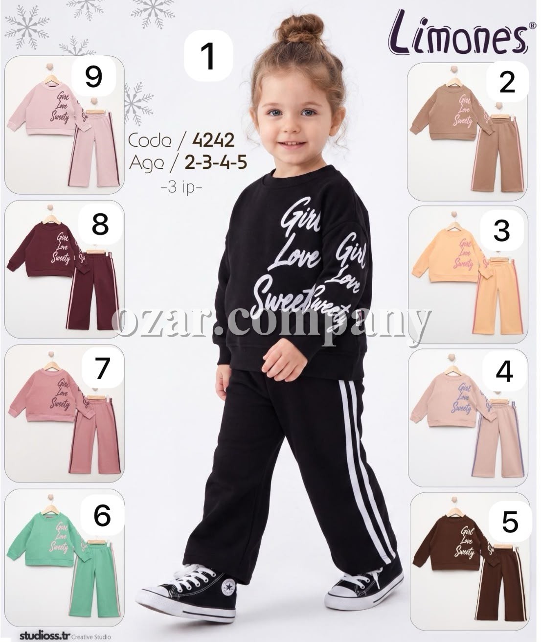 Костюм Тринитка Для Девочки Limones (2-3-4-5лет)