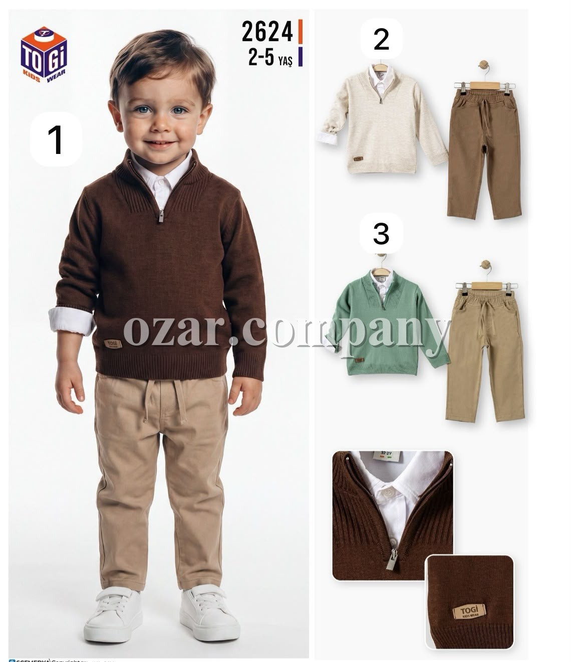 Костюм Тройка Для Мальчика Togi (2-3-4-5лет)