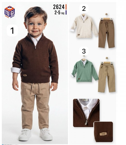 Костюм Тройка Для Мальчика Togi (2-3-4-5лет)