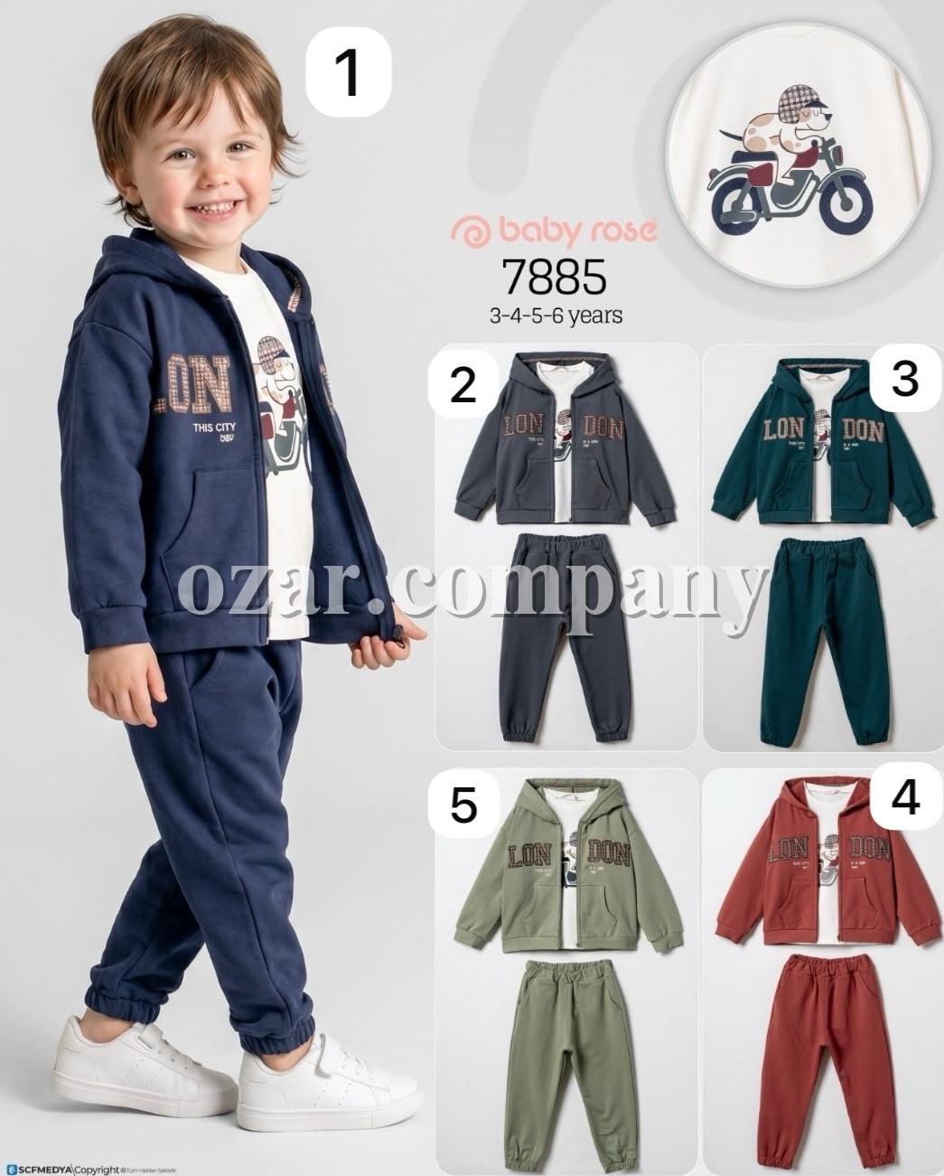 Костюм Тройка Для Мальчика Baby Rose (3-4-5-6лет)