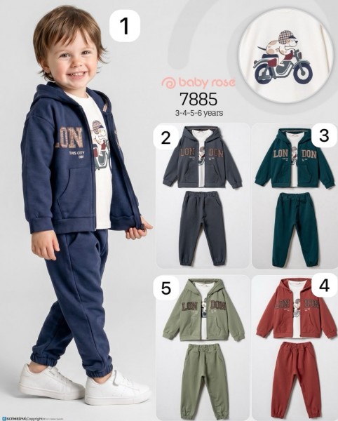 Костюм Тройка Для Мальчика Baby Rose (3-4-5-6лет)