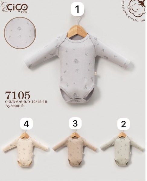 Бодик Для Новорождённых Cico Kids (0-3/3-6/6-9/9-12/12-18мес.)