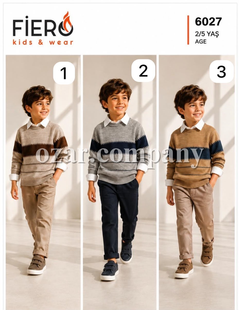 Костюм Тройка Для Мальчика Fiero (2-3-4-5лет)