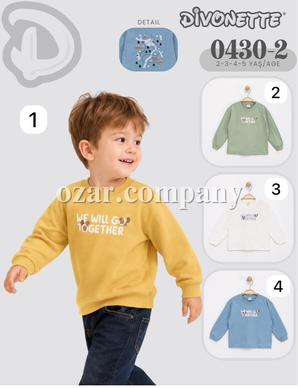 Свитшот Для Мальчика Divonette (2-3-4-5лет)