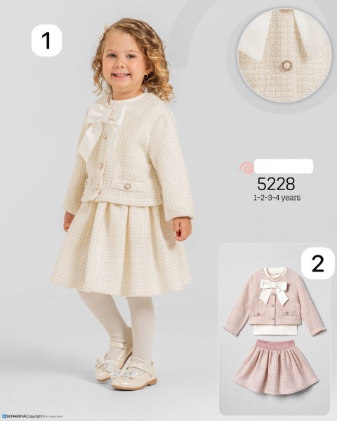 Костюм Тройка Для Девочки Baby Rose (1-2-3-4лет) 