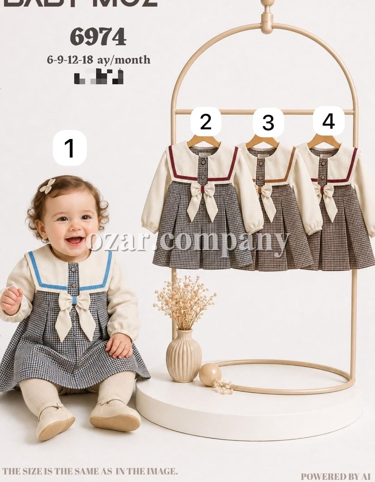 Платье Для Девочки Baby Muz (6-9-12-18мес.)