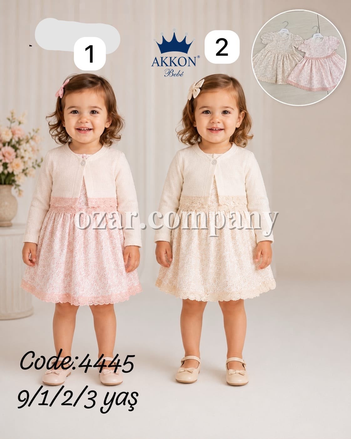 Платье Для Девочки Akkon (9-12-24-36мес.)