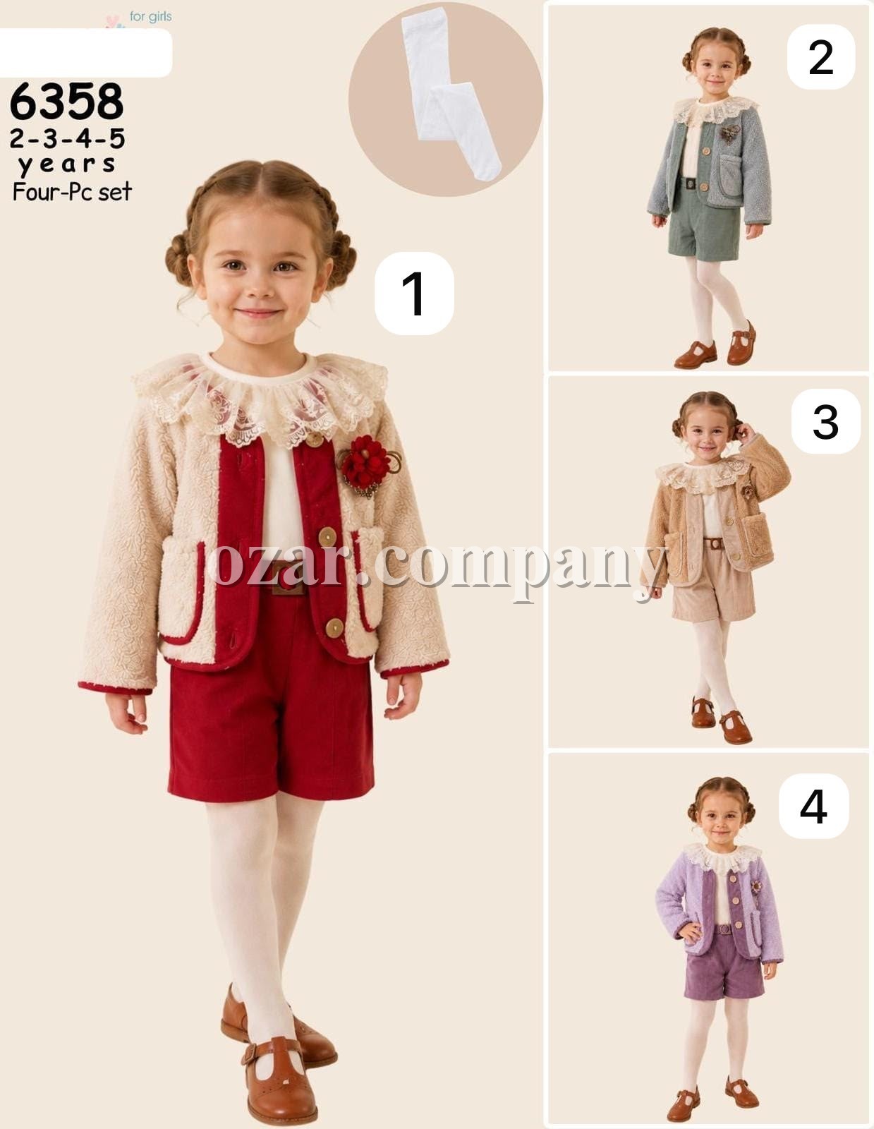 Костюм Тройка Для Девочки Eray Kids (2-3-4-5лет)