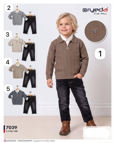 Костюм Тройка Для Мальчика Oryeda (2-3-4-5лет)