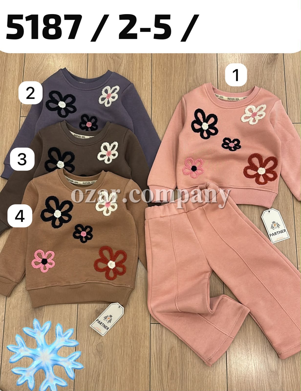 Костюм На Флисе Для Девочки Partner (2-3-4-5лет)