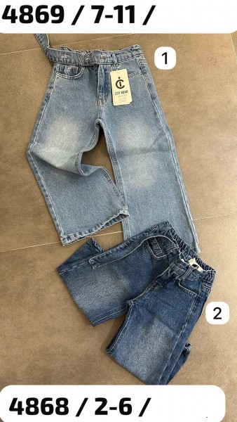 Джинсы Для Девочки City Wear (7-8-9-10-11лет)