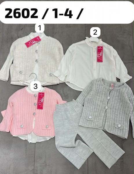 Костюм Тройка Для Девочки (1-2-3-4лет) 