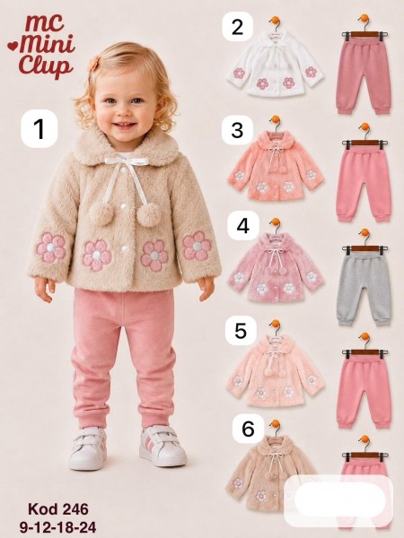 Утеплённый Костюм Для Девочки Mini Clup (9-12-18-24мес.)