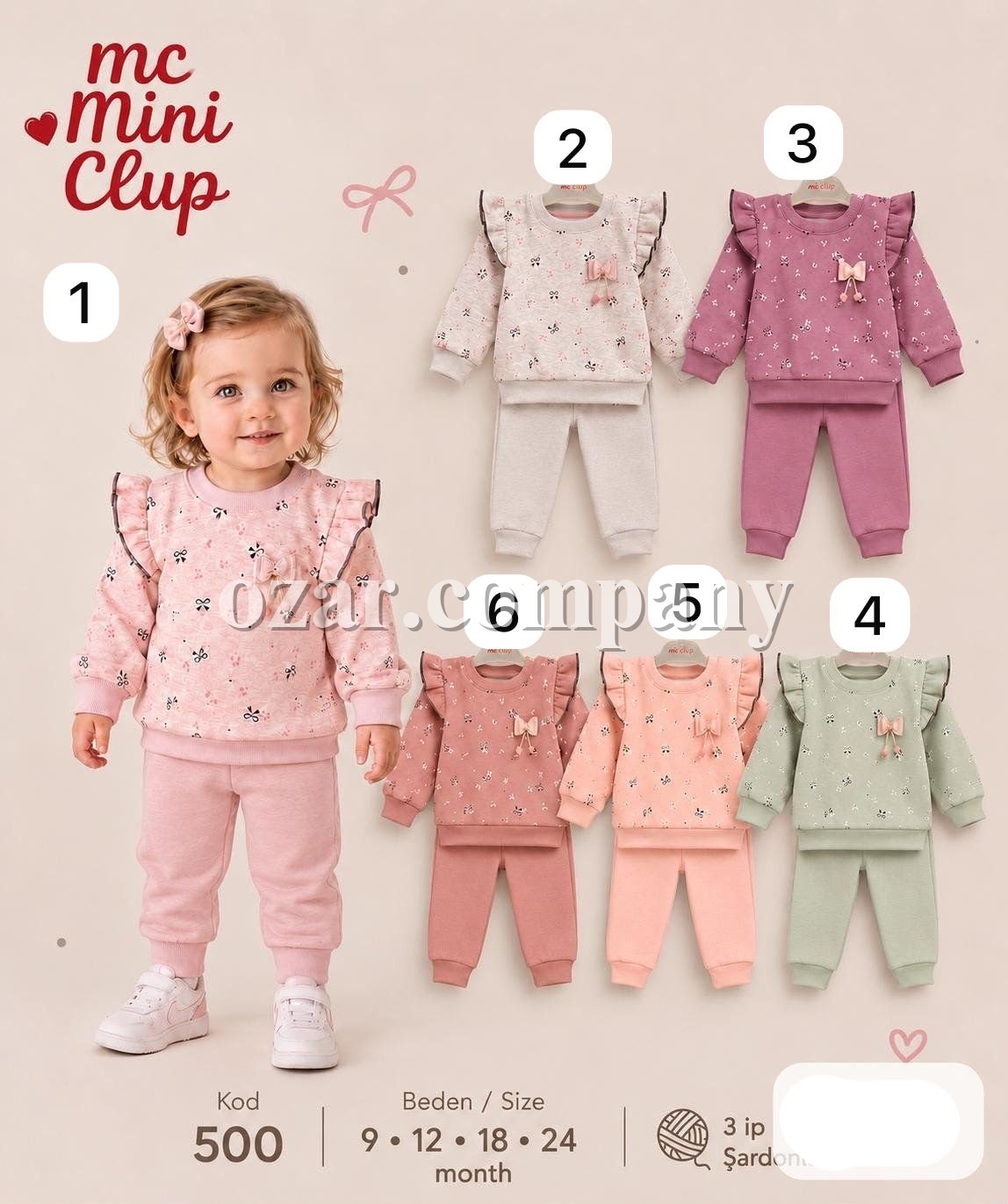 Костюм Тринитка Для Девочки Mini Clup (9-12-18-24мес.)