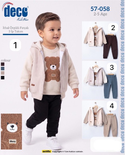 Костюм Тройка Тринитка Для Мальчика Deco (2-3-4-5лет)