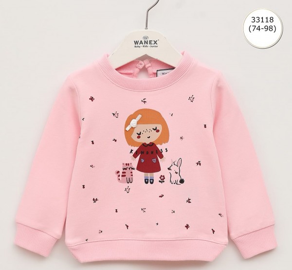 Свитшот Для Девочки Wanex (9м.-1-1.5-2-3лет) 
