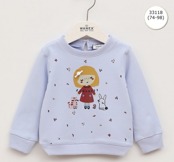 Свитшот Для Девочки Wanex (9м.-1-1.5-2-3лет) 