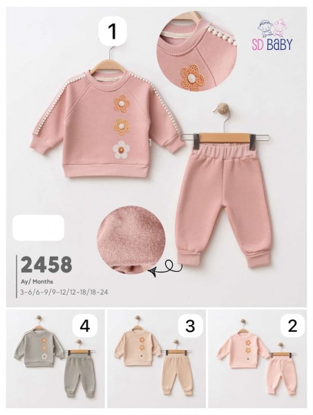 Костюм На Флисе Для Девочки SD Baby (3-6/6-9/9-12/12-18/18-24мес.)