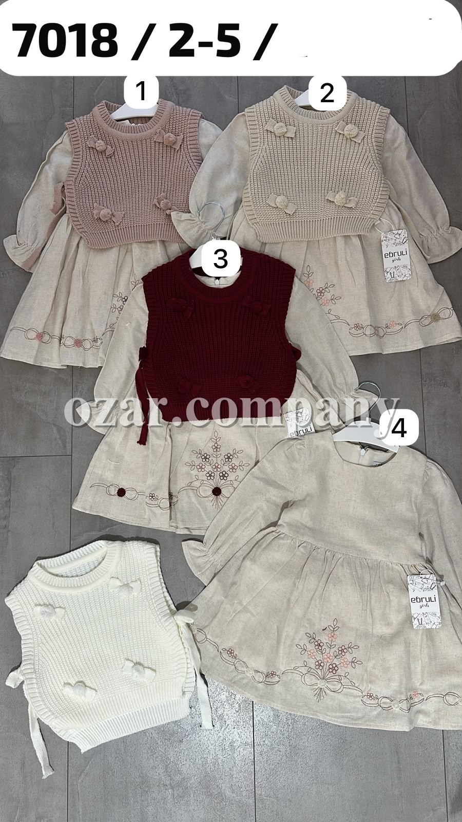 Платье Для Девочки Ebruli (2-3-4-5лет)