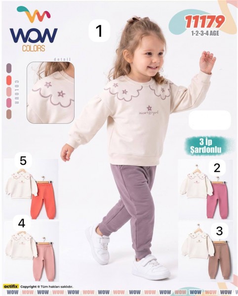 Костюм Тринитка На Флисе Для Девочки WOW (1-2-3-4лет) 