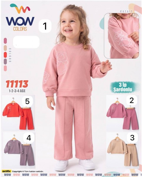 Костюм Тринитка На Флисе Для Девочки WOW (1-2-3-4лет) 