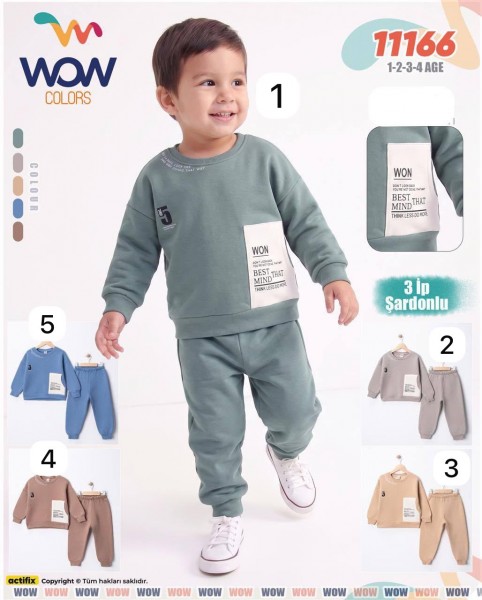 Костюм Тринитка На Флисе Для Мальчика WOW (1-2-3-4лет) 
