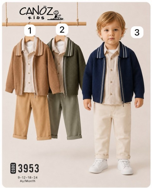Костюм Тройка Для Мальчика Canoz Kids (9-12-18-24мес.)