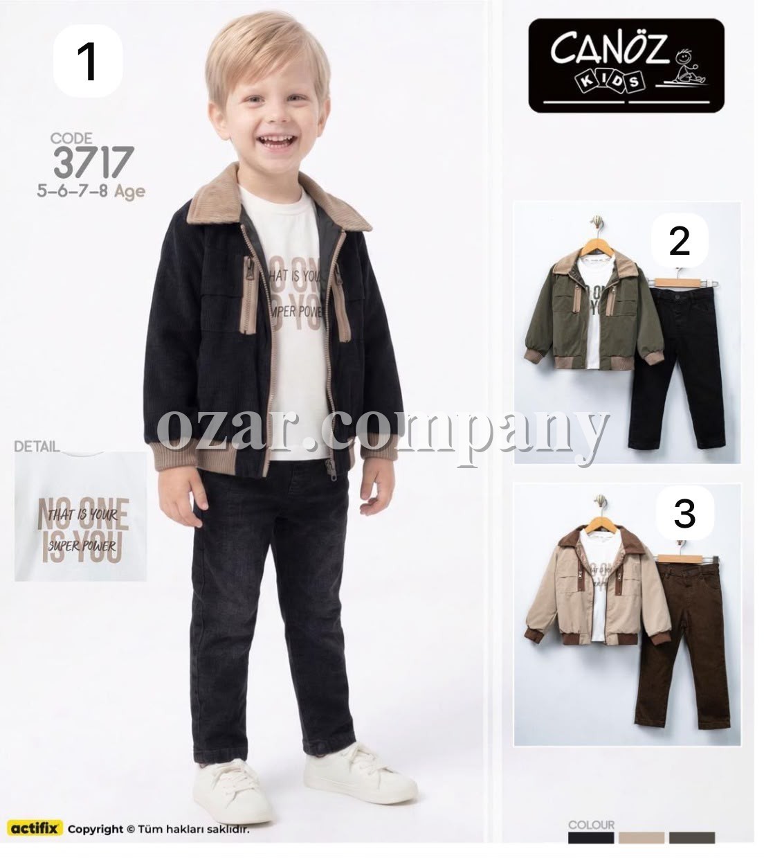 Костюм Тройка Для Мальчика Canoz Kids (5-6-7-8лет) 