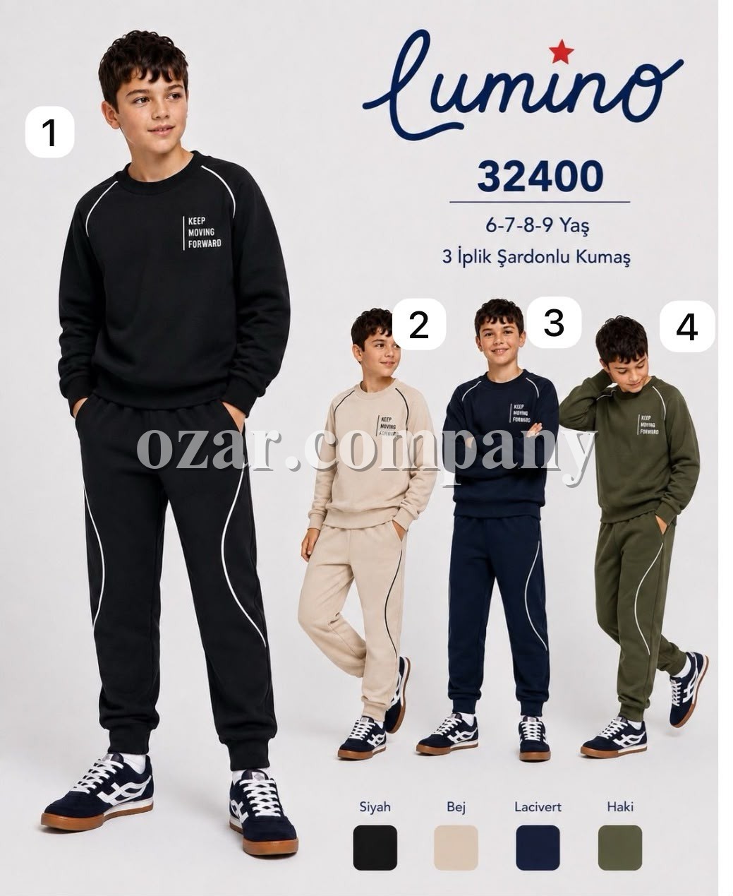 Костюм Тринитка На Флисе Для Мальчика Lumino (6-7-8-9лет) 
