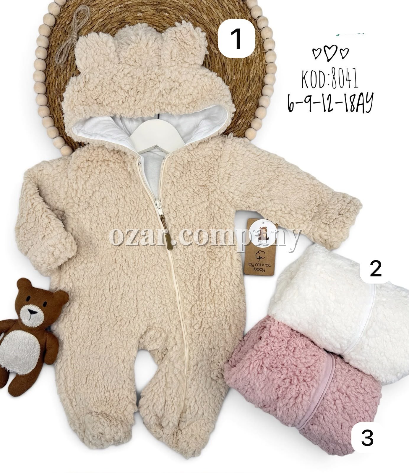 Утеплённый Человечек Для Новорождённых Murat Baby (6-9-12-18мес.)