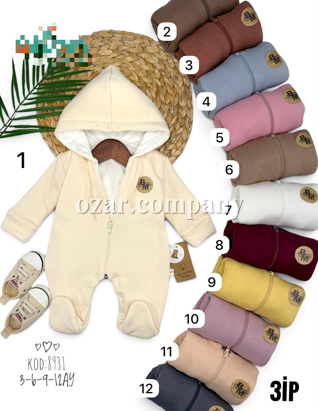Человечек Тринитка Для Новорождённых Murat Baby (3-6-9-12мес.)