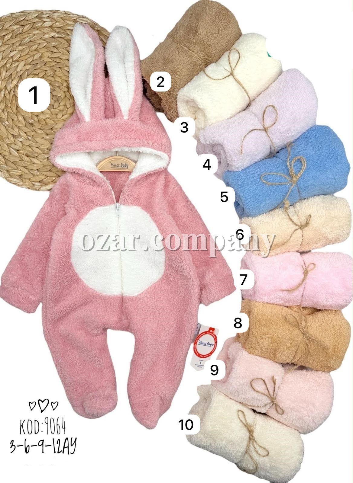 Утеплённый Человечек Для Новорождённых Murat Baby (3-6-9-12мес.)