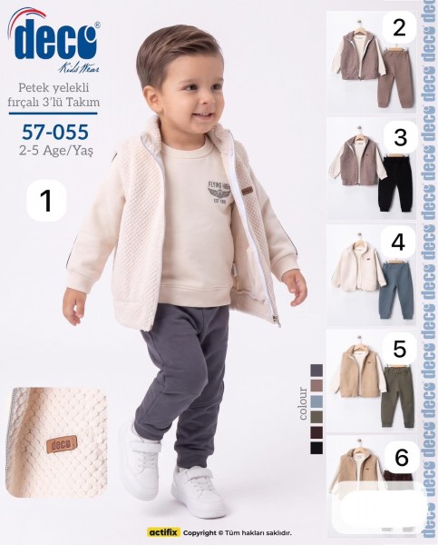 Костюм Тройка Для Мальчика Deco (2-3-4-5лет)
