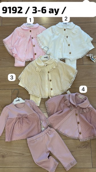 Костюм Тройка Для Девочки Mini Born (3-6мес.)