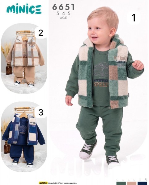 Костюм Тройка Для Мальчика Minice (3-4-5лет)