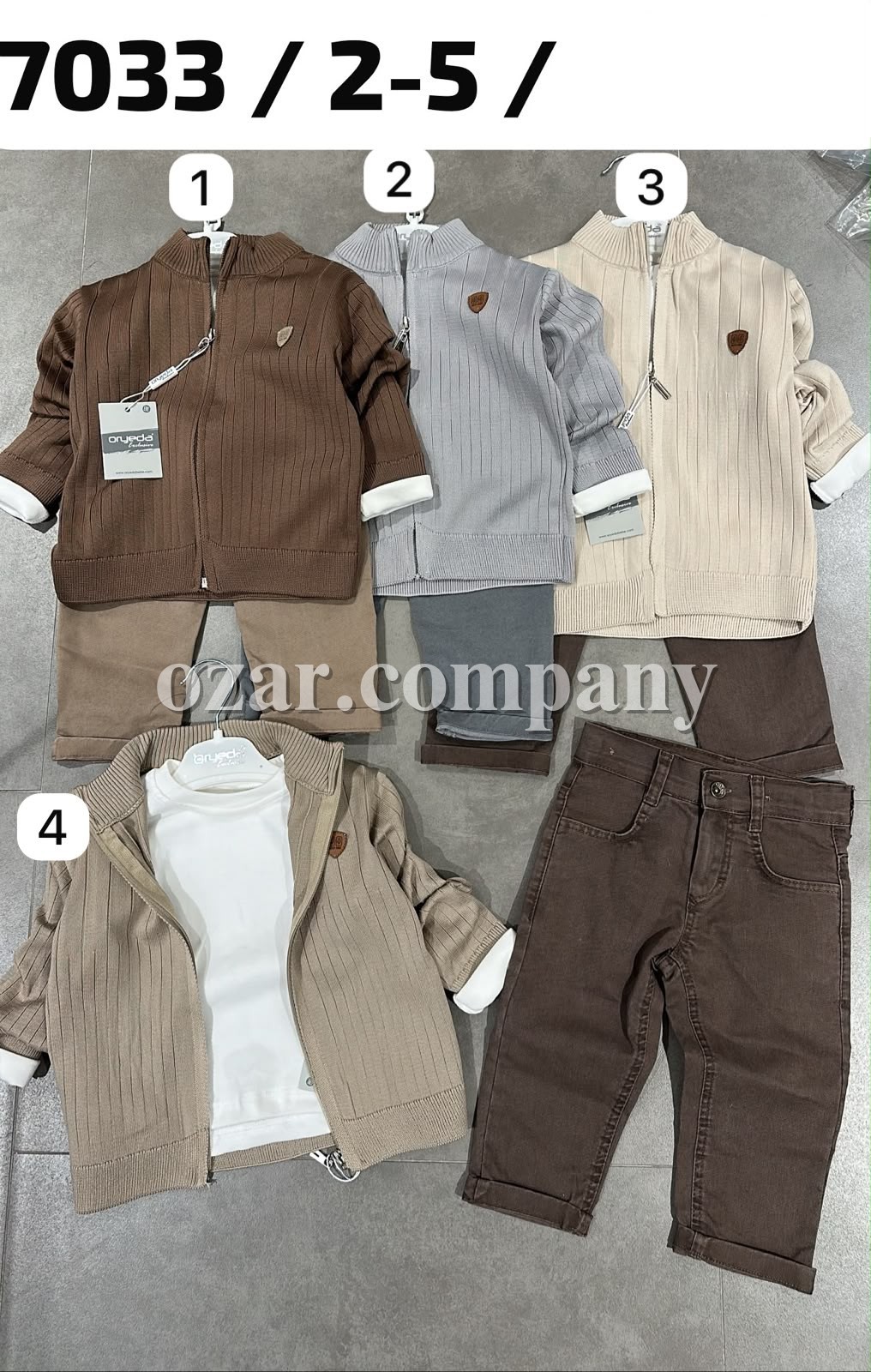 Костюм Тройка Для Мальчика Oryeda (2-3-4-5лет)