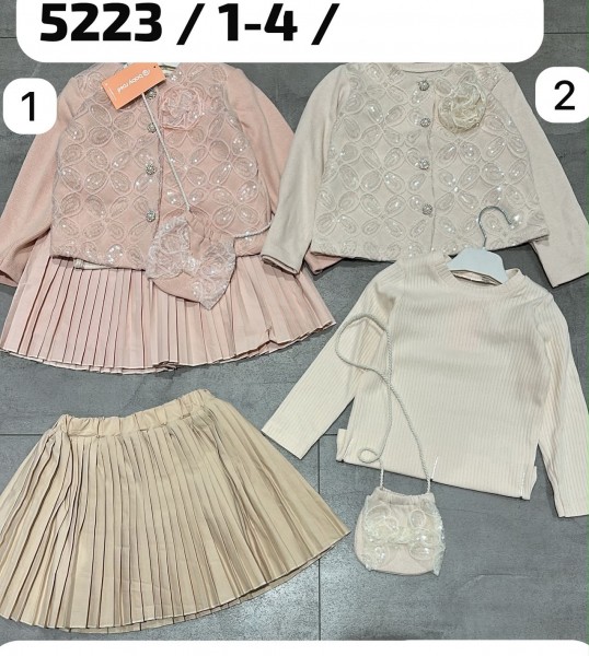 Костюм Тройка Для Девочки Baby Rose (1-2-3-4лет) 