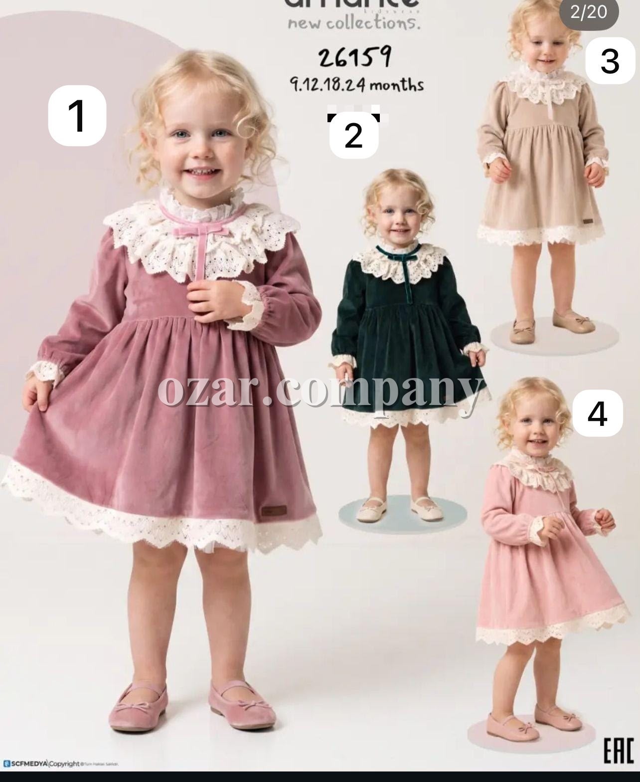 Платье Для Девочки Amante (9-12-18-24мес.)