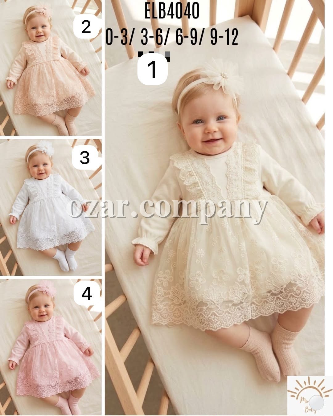 Нарядное Платье Для Девочки Miniday Baby (0-3/3-6/6-9/9-12мес.)