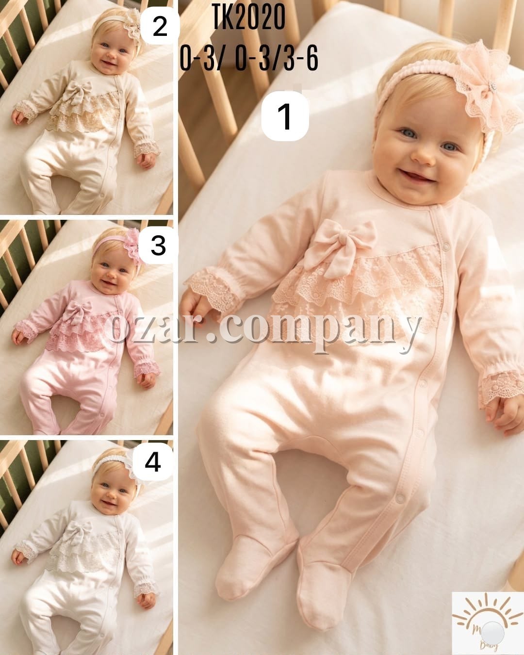 Человечек Для Девочки Miniday Baby (0-3/3-6/6-9мес.)