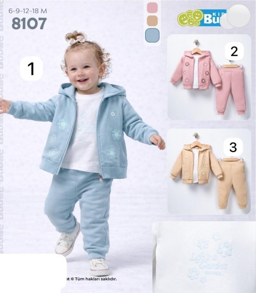 Костюм Тройка Для Девочки Buude Kids (6-9-12-18мес.)