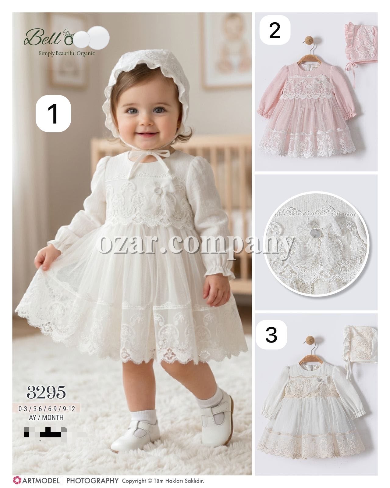 Нарядное Платье Для Девочки Bello Joy (0-3/3-6/6-9/9-12мес.)