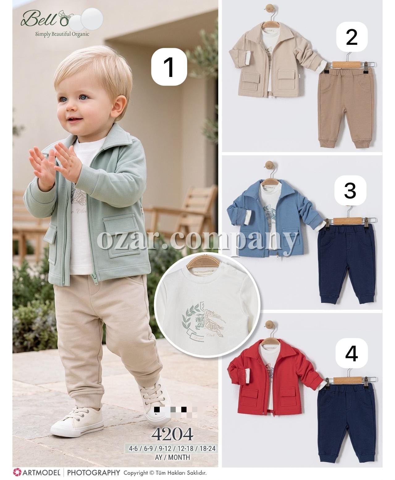 Костюм Тройка Для Мальчика Bello Joy (4-6/6-9/9-12/12-18/18-24мес.)
